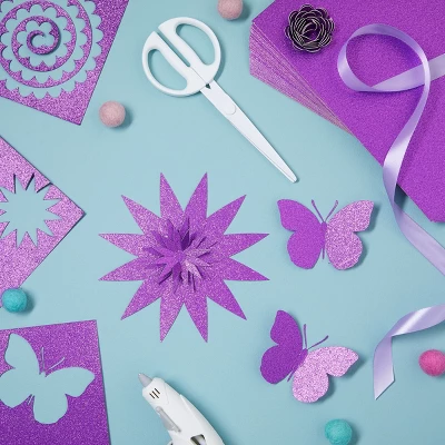 Bright Creations 30 Sheets Double-Sided Purple Glitter Cardstock Paper For DIY Crafts, Card Making, Invitations, 300GSM, 8.5 X 11 In 3 Bright Creations 30 Sheets Double-Sided Purple Glitter Cardstock Paper For DIY Crafts, Card Making, Invitations, 300GSM, 8.5 X 11 In