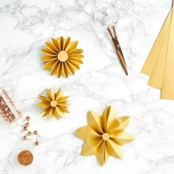 Best Paper Greetings 96 Sheets Gold Metallic Shimmer Paper, 8.5 X 11 Double Sided, Letter-Sized For Arts And Crafts