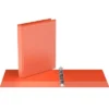 1" Premium Round Ring Binder 6pk Customizable View Orange - Easyview