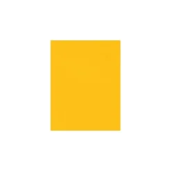 LUX Colored Paper 32 Lbs. 8.5" X 11" Sunflower Yellow 50 Sheets/Pack (81211-P-84-50)