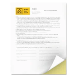 Xerox™ Xerox Vitality Multipurpose Carbonless Paper Two-Part 8 1/2 X 11 Canary/White 3R12850