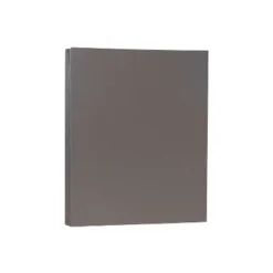 JAM Paper 80 Lb. Cardstock Paper 8.5" X 11" Dark Gray 250 Sheets/Ream (26396471B)