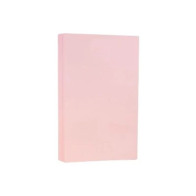 JAM Paper 80 Lb. Cardstock Paper 8.5" X 14" Baby Pink 50 Sheets/Pack (76329459) 3 JAM Paper 80 Lb. Cardstock Paper 8.5" X 14" Baby Pink 50 Sheets/Pack (76329459)