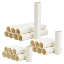 Bright Creations 24 White Cardboard Tubes For Crafts, Empty Paper Rolls, Cylinders In 3 Sizes For DIY Art Projects (4, 6, And 10 Inches) -Paper Supplies Store GUEST 858a029e 1592 4991 8232 49a454366375