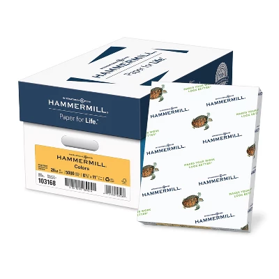 Hammermill Colors Paper 20lb 8.5 X 11 103168CT 3 Hammermill Colors Paper 20lb 8.5 X 11 103168CT