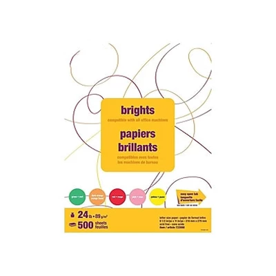 MyOfficeInnovations Brights 24 Lb. Colored Paper Assorted Colors 733088 3 MyOfficeInnovations Brights 24 Lb. Colored Paper Assorted Colors 733088