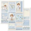 Stamperia Double-Sided Paper Pad 12"X12" 10/Pkg-Little Boy, 10 Designs/1 Each