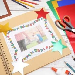 Bright Creations 48 Pack Silver Metallic Scrapbook Paper, 12x12 Shimmer Sheets For DIY Crafts