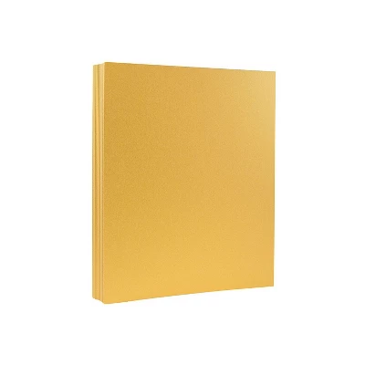 JAM Paper Metallic 110lb Colored Cardstock 8.5 X 11 Gold Stardream 173SD8511GO285 3 JAM Paper Metallic 110lb Colored Cardstock 8.5 X 11 Gold Stardream 173SD8511GO285