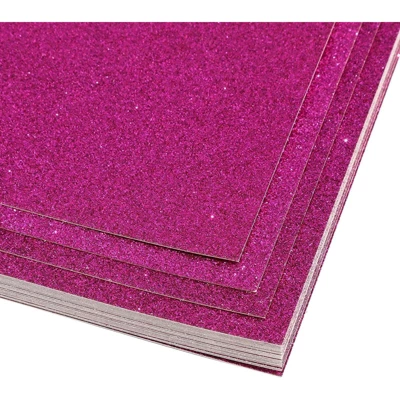 Bright Creations 24-Pack Glitter Cardstock Paper DIY Glitter Craft Paper, Dark Pink, 11" X 8.5" 3 Bright Creations 24-Pack Glitter Cardstock Paper DIY Glitter Craft Paper, Dark Pink, 11" X 8.5"