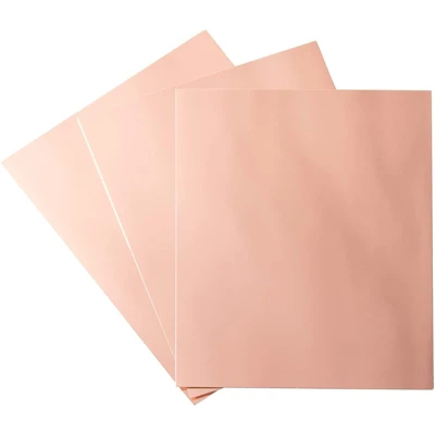 Genie Crafts 24-Sheet Rose Gold Foil Metallic Mirror Board Paper For Arts And Crafts, 8.5" X 11", 350 GSM 8 Genie Crafts 24-Sheet Rose Gold Foil Metallic Mirror Board Paper For Arts And Crafts, 8.5" X 11", 350 GSM - Image 6