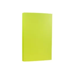 JAM Paper Legal 65lb Colored Cardstock 8.5 X 14 Coverstock Ultra Lime Green 16730929