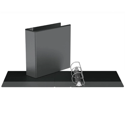 3" Premium Angle D Ring Binder 6pk Customizable View Black - Easyview 3 3" Premium Angle D Ring Binder 6pk Customizable View Black - Easyview
