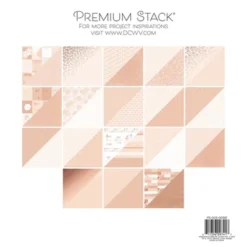 DCWV Double-Sided Cardstock Stack 12"X12" 36/Pkg-Rose Quartz, 12 Designs/3 Each