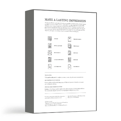 Southworth 100% Cotton Business Paper White 20 Lbs. Wove 8-1/2 X 11 500/Box 13C 3 Southworth 100% Cotton Business Paper White 20 Lbs. Wove 8-1/2 X 11 500/Box 13C