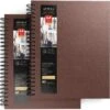 Arteza Watercolor Paper Pad, Spiral-Bound Hardcover, Brown, 9"x12" - 2 Pack -Paper Supplies Store GUEST a0463a8c 7b31 430f 8a91 9f3c455b81aa