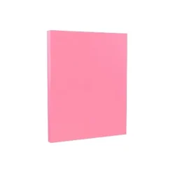 JAM Paper 65 Lb. Cardstock Paper 8.5" X 11" Ultra Pink 250 Sheets/Ream (103614B)