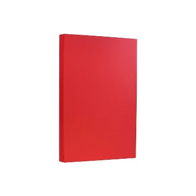 JAM Paper Legal 65lb Colored Cardstock 8.5 X 14 Coverstock Red Recycled 16730927 3 JAM Paper Legal 65lb Colored Cardstock 8.5 X 14 Coverstock Red Recycled 16730927