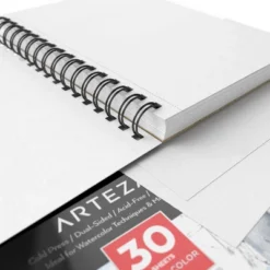 Arteza Watercolor Paper Pad, Spiral-Bound, Heavyweight Paper, 5.5"x8.5", 30 Sheets - 3 Pack 8 Arteza Watercolor Paper Pad, Spiral-Bound, Heavyweight Paper, 5.5"x8.5", 30 Sheets - 3 Pack -Paper Supplies Store GUEST ab198600 868d 4972 9a67 2cb7d9c08ce2
