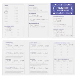 Juvale 24 Pack Puppy Vaccination Record Card, Dog Vaccine And Canine Health Booklets, 5 X 3.5 In -Paper Supplies Store GUEST ad3ccdc7 c55c 434a 9863 c791e54a28a0
