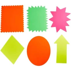 Juvale 18 Piece Neon Poster Board Cutouts, 6 Starburst Shaped Signs For School Projects, Decorating Supplies, Sales, 11 X 14 In -Paper Supplies Store GUEST b307fa75 eb67 4d3e 99d3 ed071f62ceb7