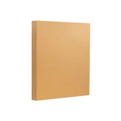 JAM Paper Extra Heavyweight 130 Lb. Cardstock Paper 8.5" X 11" Tan Brown 25 Sheets/Pack (296431637)