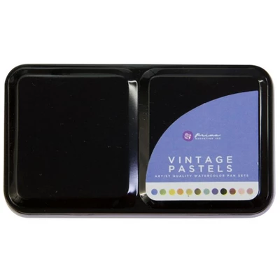 Prima Watercolor Confections Watercolor Pans 12/Pkg-Vintage Pastel 4 Prima Watercolor Confections Watercolor Pans 12/Pkg-Vintage Pastel - Image 2