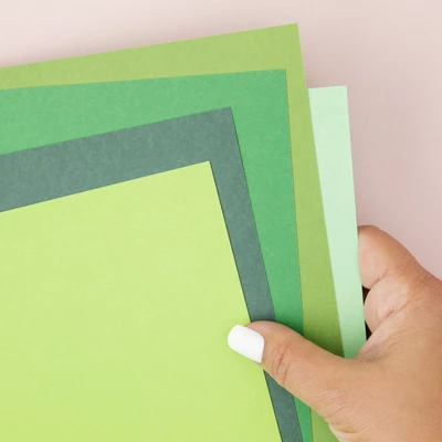 Colorbok 78lb Smooth Cardstock 12"X12" 30/Pkg-Green Promenade, 5 Colors/6 Each 6 Colorbok 78lb Smooth Cardstock 12"X12" 30/Pkg-Green Promenade, 5 Colors/6 Each - Image 4