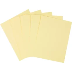 Staples Cover Stock Paper 67 Lbs 8.5" X 11" Canary 250/Pack (82993)
