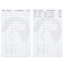100 Pack Pet Grooming Card, Customer Information Cards Client Contact Profile Extender Pet Info Record Cards For Pet Dog Cat Groomers, 8 X 5 Inches -Paper Supplies Store GUEST bfdd7294 7163 4196 ae3f b439b5b953f2