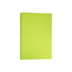 JAM Paper Ledger Matte 24lb Paper 11 X 17 Tabloid Ultra Lime Green 16728460