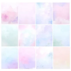 Paper Junkie 96 Sheets Watercolor Stationery Decorative Paper, Double Sided, 8.5x11 - Colored Pastel Printer Paper For Invitations -Paper Supplies Store GUEST c35ab8e2 d143 44a1 a6ef 14a787f41f20