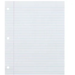 Ecology Recycled Filler Paper, 8-1/2 X 11 Inches, Wide Ruled, 500 Sheets