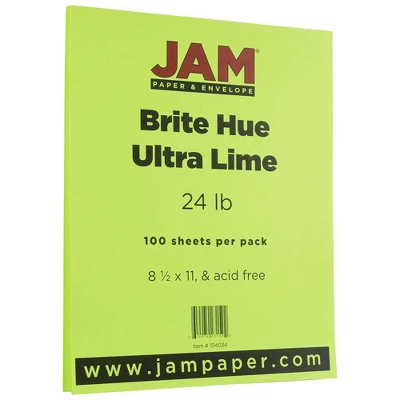 JAM Paper Brite Hue 24lb Paper 8.5" X 11" 100pk 10 JAM Paper Brite Hue 24lb Paper 8.5" X 11" 100pk - Image 8