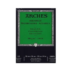 Arches Watercolor Pad 10 In. X 14 In. Cold Pressed 140 Lb. 25836
