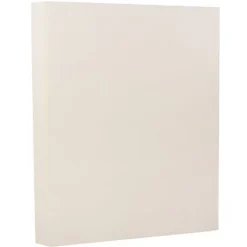 JAM Paper Extra Heavy Weight 130lb Cardstock - 8.5 X 11 - Natural White Wove Strathmore - 25 Sheets