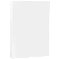 JAM Paper 8.5"x14" Legal Cardstock Coverstock Strathmore 80lb 50 Sheets Bright White Wove