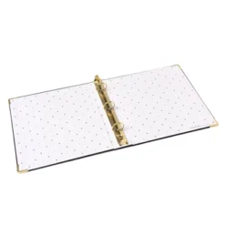 Russell+Hazel Vegan Leather Mini 3 Ring Binder Black 9 Russell+Hazel Vegan Leather Mini 3 Ring Binder Black -Paper Supplies Store GUEST e02a6272 2e73 4977 8880 ec61b32ec8ca