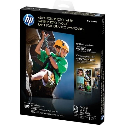 HP Advanced Photo Paper 56 Lbs. Glossy 8-1/2 X 11 50 Sheets/Pack Q7853A 4 HP Advanced Photo Paper 56 Lbs. Glossy 8-1/2 X 11 50 Sheets/Pack Q7853A - Image 2