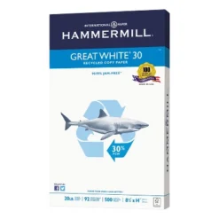 Hammermill Great White Recycled Copy Paper 92 Brightness 20lb 8-1/2 X 14 500 Shts/Ream 86704 -Paper Supplies Store GUEST e30460b4 17ab 4ec6 90a8 685bc16446e3