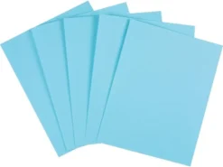 MyOfficeInnovations Cardstock Paper 110 Lbs 8.5" X 11" Blue 250/Pack (49702) 490891