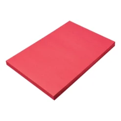 Prang Heavyweight Construction Paper, Holiday Red, 12" X 18", 300 Sheets