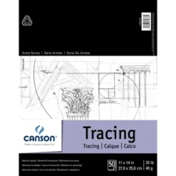 Canson Artist Series Tracing Paper Pad 11"X14"-50 Sheets