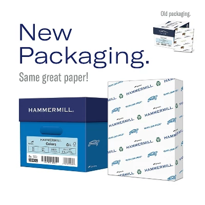Hammermill Colors Multipurpose Paper 24 Lbs 8.5" X 11" Green 104380 3 Hammermill Colors Multipurpose Paper 24 Lbs 8.5" X 11" Green 104380