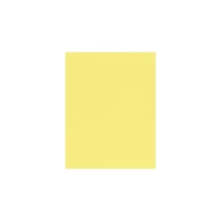 LUX Papers 8.5 X 11 Inch Pastel Canary Yellow 81211-P-65-50