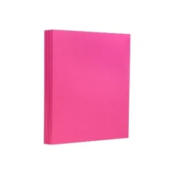 JAM Paper Extra Heavyweight 130 Lb. Cardstock Paper 8.5" X 11" Magenta Pink 25 Sheets/Pack