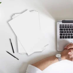 JAM Paper 11"x17" Strathmore Ledger Cardstock Tabloid 88lb 50 Sheets Natural White Wove -Paper Supplies Store GUEST f5fc2ded 3769 46e2 895d 55d03307721d