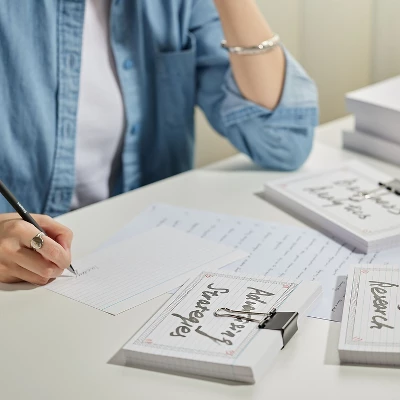 Staples 5" X 8" Line Ruled White Index Cards 500/Pack (51006) 233478 6 Staples 5" X 8" Line Ruled White Index Cards 500/Pack (51006) 233478 - Image 4