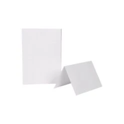 JAM Paper Blank Foldover Cards A6 Size 4 5/8" X 6 1/4" White 309923C