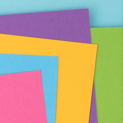 Colorbok 78lb Smooth Cardstock 12"X12" 30/Pkg-Bright, 5 Colors/6 Each 4 Colorbok 78lb Smooth Cardstock 12"X12" 30/Pkg-Bright, 5 Colors/6 Each - Image 2